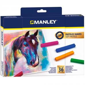 Set pasteles suaves 36 colores Manley