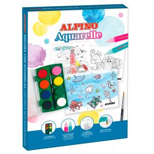 Set Alpino Aquarelle decora con acuarelas