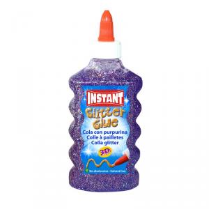 Pegamento cola con purpurina 180ml. Instant Glitter color surtido