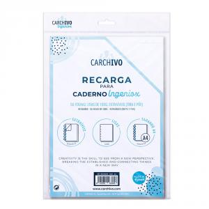 Recambio bloc Ingeniox A4 liso 50hj 100gr