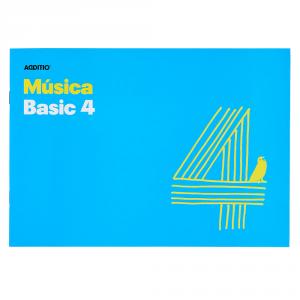 Cuaderno de música Additio Basic 4 pentagramas