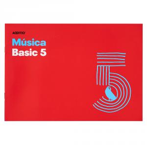 Cuaderno de música Additio Basic 5 pentagramas