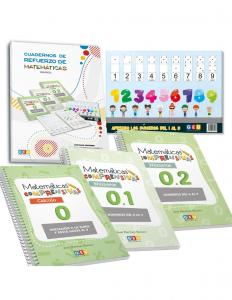 Pack cuadernos de refuerzo de matemáticas infantil