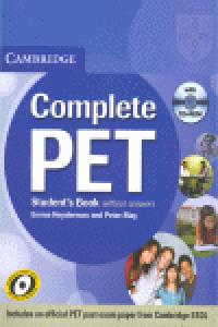 Complete PET Student s Book without answers with CD-ROM