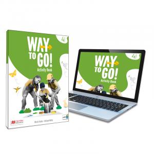 Way to Go! 4 Activity Book: Cuaderno de actividades impreso con acceso a la vers·Way to Go!