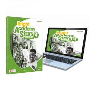 Bright Academy Stars 4 Activity Book:cuaderno de actividades impreso con acceso·Bright Academy Stars 2nd