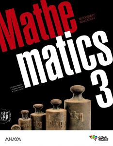 Mathematics 3. Student s Book·E.S.O..3er Curso·Global Thinkers