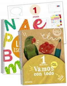 Vamos con todo 1. Primer trimestre. PluS Lectoescritura PluS Material manipulativo·Primaria.1er Curso·Operación Mundo