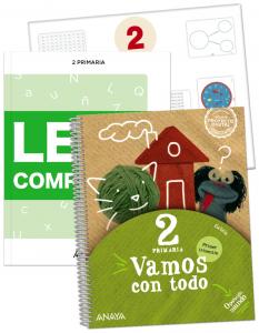 Vamos con todo 2. Primer trimestre. PluS Leo y comprendo. 2022. PluS Material manipula·Primaria.2ºCurso·Operación Mundo