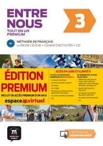 Entre nous Tot en un 3 Premium Livre de lélève PluS Cahier PluS CD