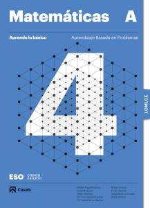 Aprende lo básico. Matemáticas 4 A ESO. LOMLOE·E.S.O..4ºCurso·Código abierto