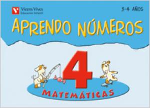 Aprendo Numeros Cuaderno 4 (3-4 Aos)·Infantil.1er Curso