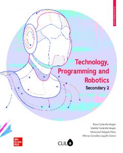 Technology, Programming and Robotics Secondary 2·E.S.O..2ºCurso