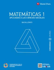 MATEMATICAS APLICADAS A LAS CIENCIAS.... 1 (CER)·Bachillerato.1er Curso