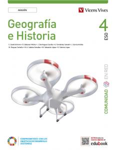 GEOGRAFIA E HISTORIA 4 ARAGON (COMUNIDAD EN RED)·E.S.O..4ºCurso