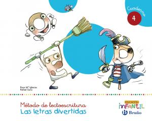 Las letras divertidas Pauta Cuaderno 4·Infantil.2ºCurso·4 años Educación Infantil