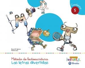 Las letras divertidas Pauta Cuaderno 5·Infantil.2ºCurso·4 años Educación Infantil