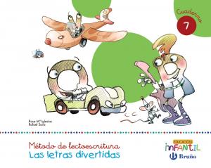 Las letras divertidas Pauta Cuaderno 7·Infantil.3er Curso·5 años Educación Infantil