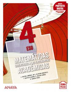 Matemáticas orientadas a las Enseñanzas Académicas 4.·E.S.O..4ºCurso·Suma Piezas