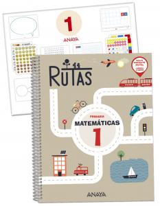 Matemáticas 1. RUTAS. (Incluye material manipulativo)·Primaria.1er Curso·RUTAS