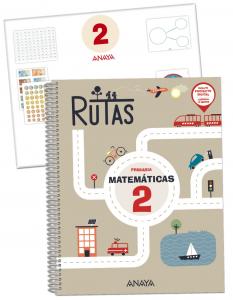 Matemáticas 2. RUTAS. (Incluye material manipulativo)·Primaria.2ºCurso·RUTAS