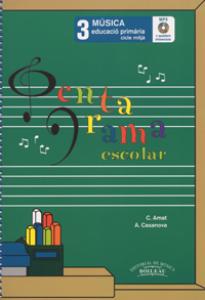 Pentagrama Escolar Música 3 CAT·Medio·Educació Primària. Cicle Mitjà