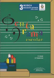 Pentagrama Escolar Música 3·Medio·Educación Primaria. Ciclo Medio