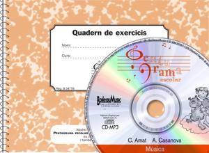 Pentagrama Escolar 4 - CD PluS Quadern d´exercicis·Primaria.4ºCurso