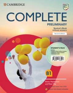 Complete Preliminary Second edition English for Spanish speakers. Student s Pack