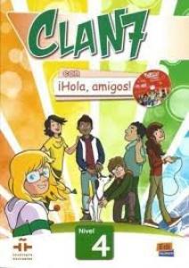 Clan 7 ¡Hola amigos! 4 Libro del alumno CD ROM